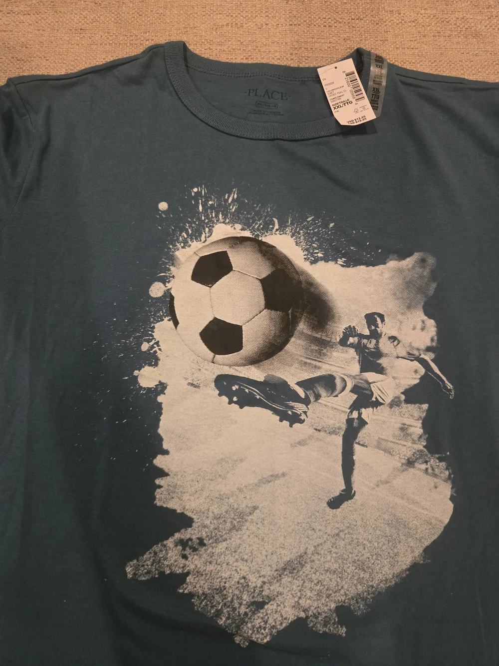 The Children's Place Teal Boys' Soccer Graphic Tee